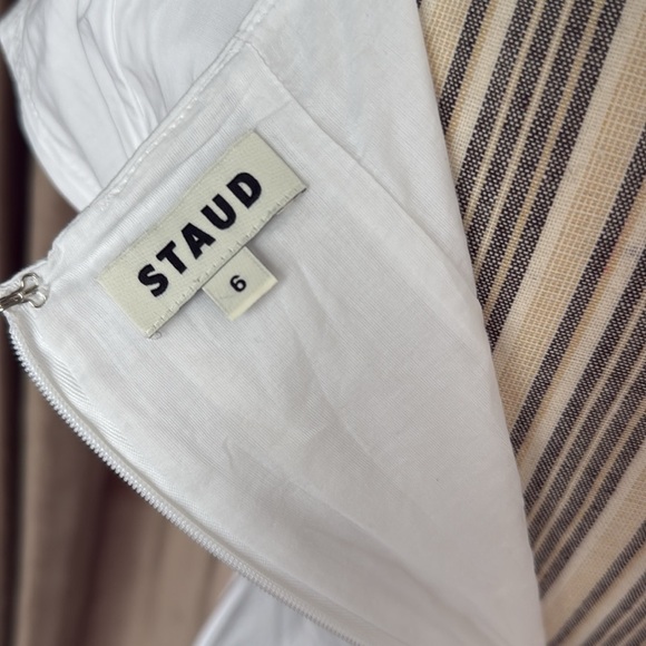 Staud Wells white midi cotton dress size 6 - Picture 5 of 5